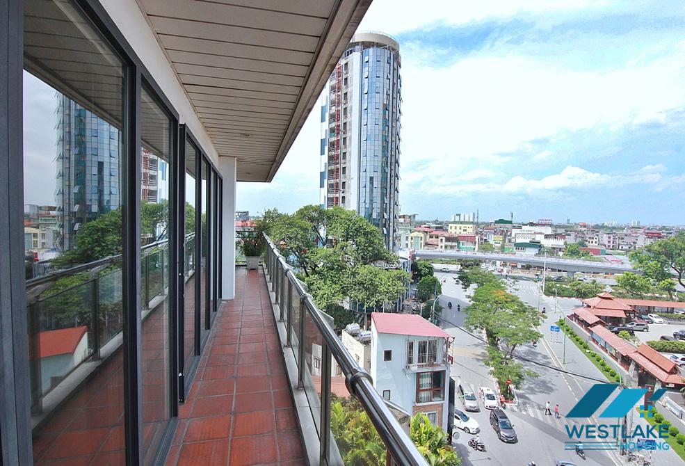 Beautiful 4 bedrooms apartment for rent with amazing West Lake view in Tay Ho, Ha Noi