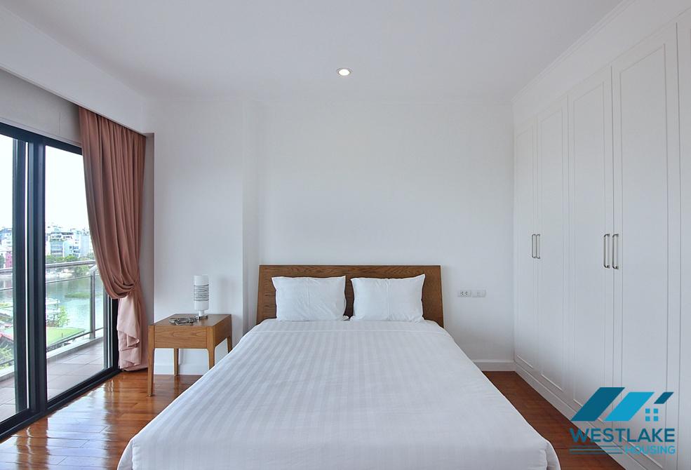 Beautiful 4 bedrooms apartment for rent with amazing West Lake view in Tay Ho, Ha Noi