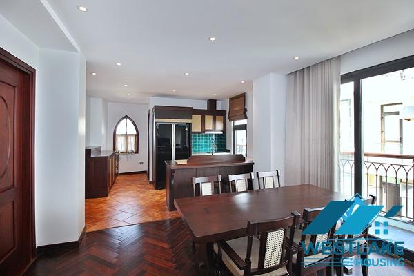 Lots of nature light 03 bedrooms apartment for rent in Tay Ho, Ha Noi