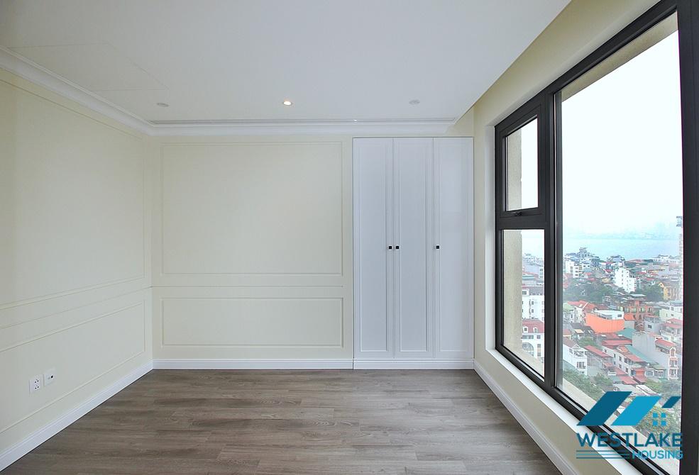 Brand new 3 beds apartment for rent in D'leroi Soleil building, Xuan Dieu, Tay Ho