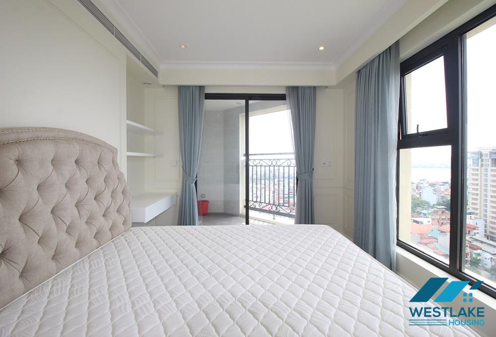 Brand new 3 beds apartment for rent in D'leroi Soleil building, Xuan Dieu, Tay Ho