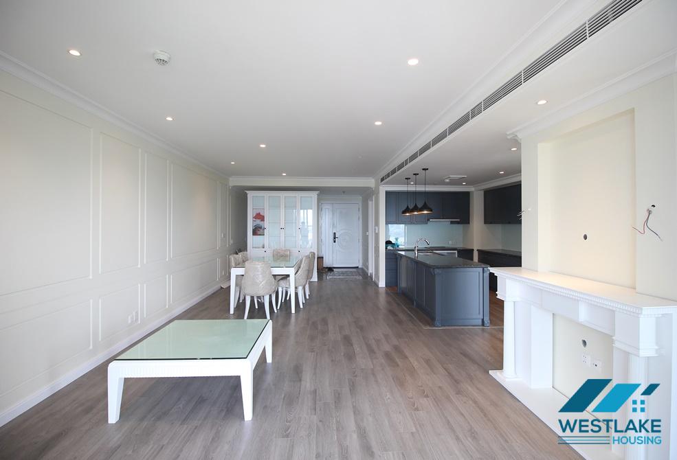 Brand new 3 beds apartment for rent in D'leroi Soleil building, Xuan Dieu, Tay Ho