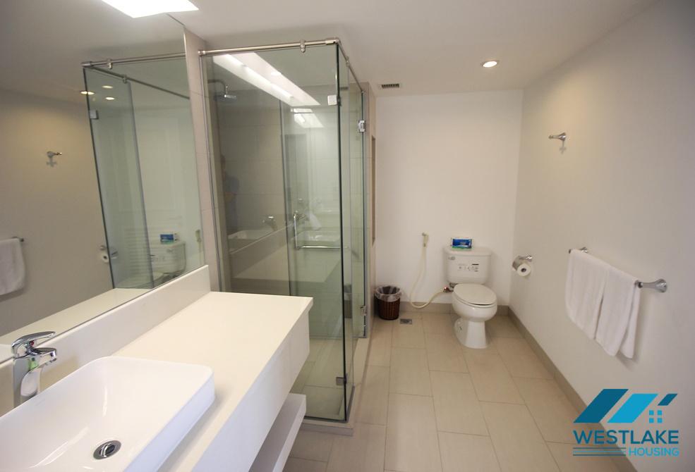 Wonderful apartment with stunning lakeview, nice furniture, outdoor swimming pool and gym for rent in Tay Ho, Ha Noi