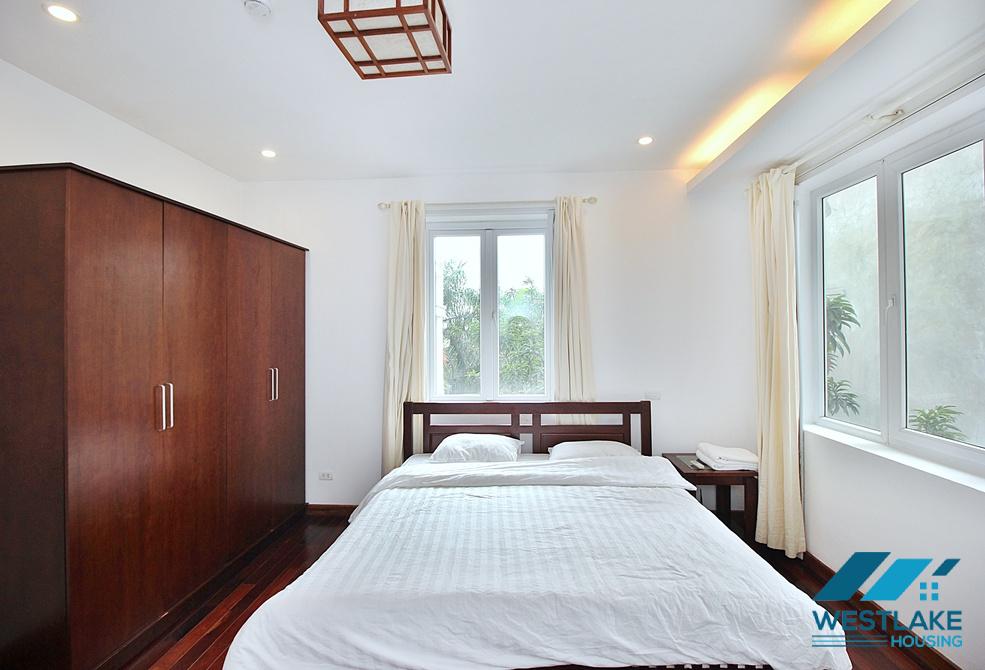 Spacious 02 bedrooms serviced apartment for rent in Tay Ho, Ha Noi