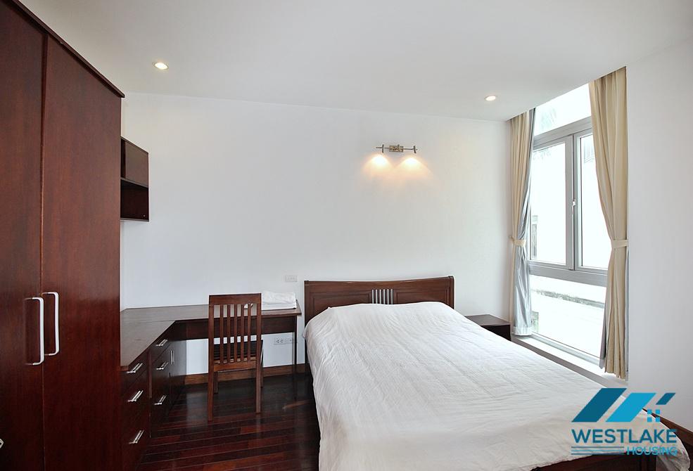 Spacious 02 bedrooms serviced apartment for rent in Tay Ho, Ha Noi