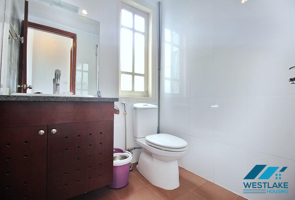 Spacious 02 bedrooms serviced apartment for rent in Tay Ho, Ha Noi