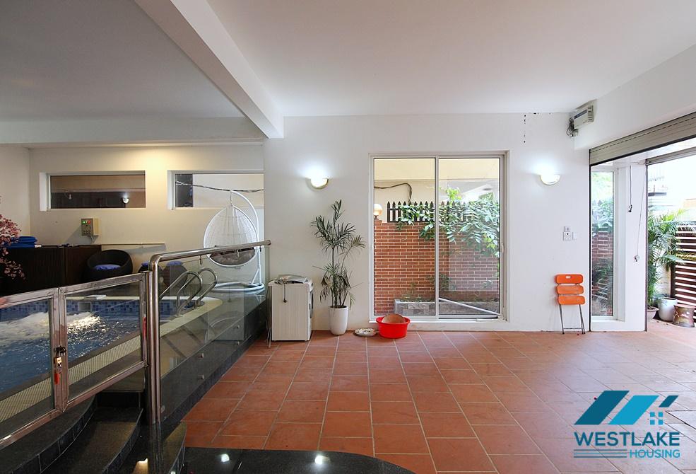 A modern house with swimming pool for rent in Tay Ho, Ha Noi