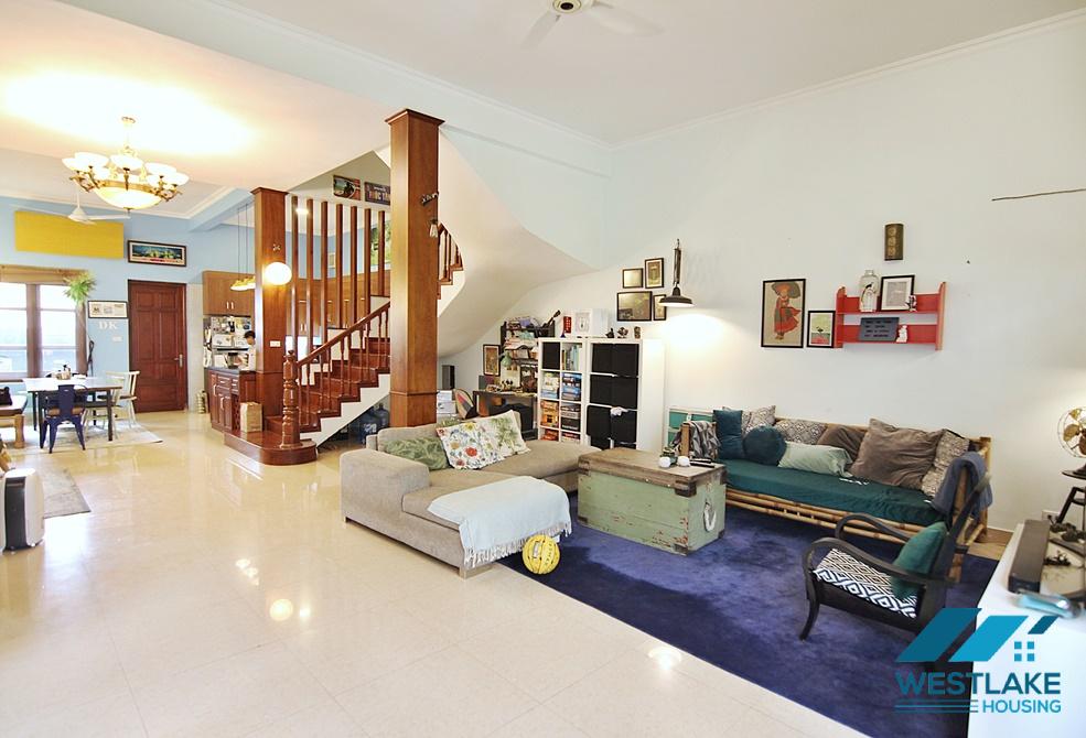 A spacious house with big yard for rent in Dang Thai Mai, Tay Ho
