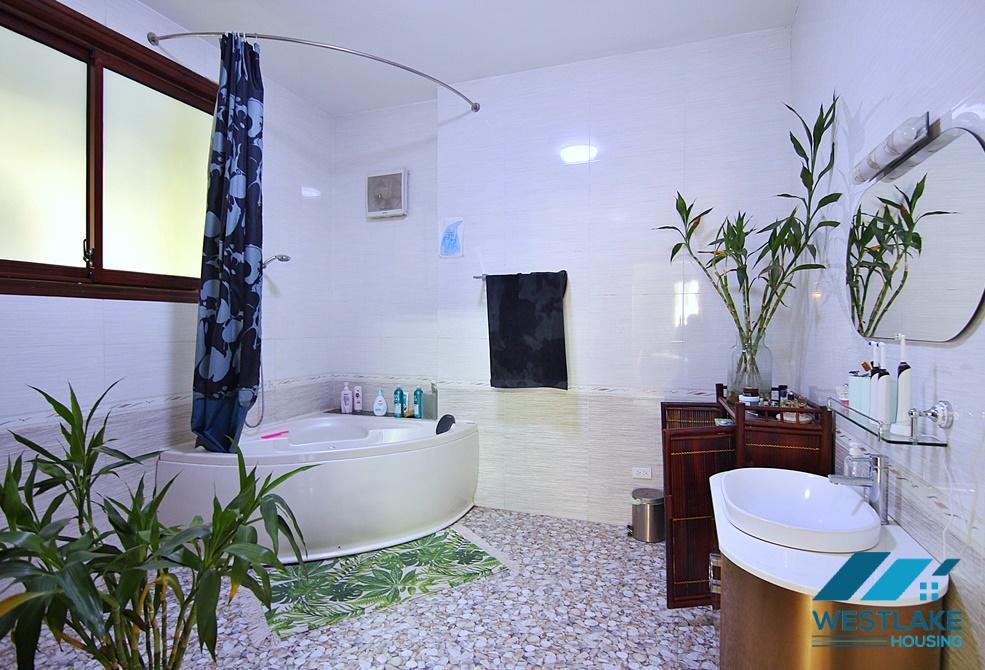A spacious house with big yard for rent in Dang Thai Mai, Tay Ho
