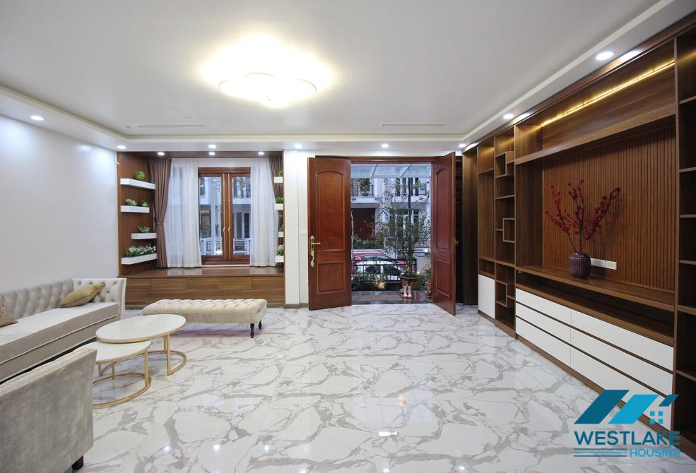 A new four bedroom house in K Block for rent in Ciputra Compound, Tay Ho, Ha Noi