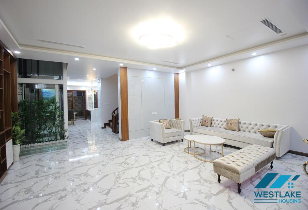 A new four bedroom house in K Block for rent in Ciputra Compound, Tay Ho, Ha Noi