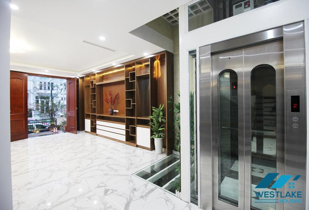 A new four bedroom house in K Block for rent in Ciputra Compound, Tay Ho, Ha Noi