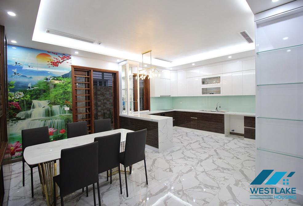 A new four bedroom house in K Block for rent in Ciputra Compound, Tay Ho, Ha Noi