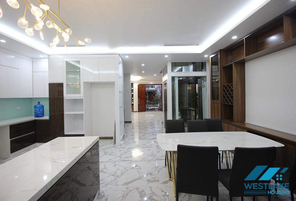 A new four bedroom house in K Block for rent in Ciputra Compound, Tay Ho, Ha Noi