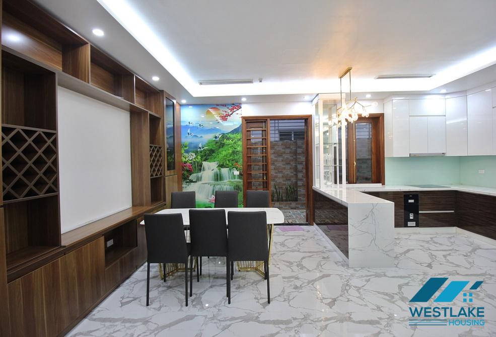 A new four bedroom house in K Block for rent in Ciputra Compound, Tay Ho, Ha Noi