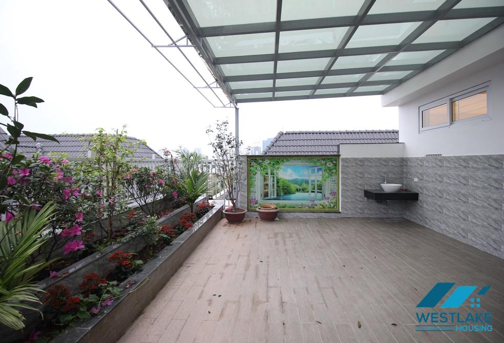 A new four bedroom house in K Block for rent in Ciputra Compound, Tay Ho, Ha Noi