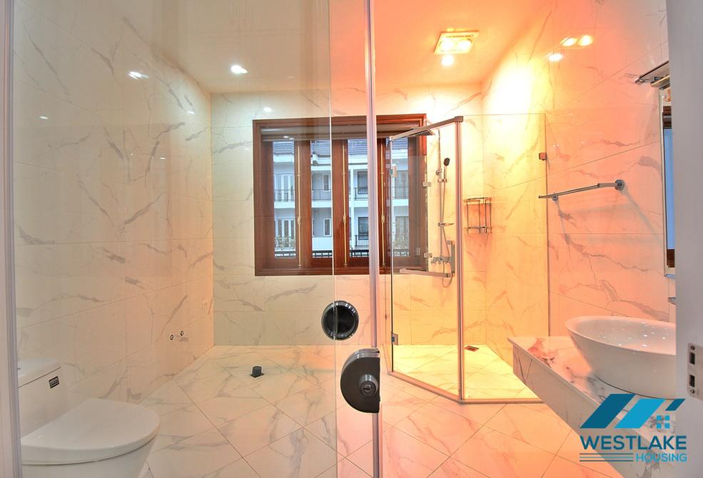 A new four bedroom house in K Block for rent in Ciputra Compound, Tay Ho, Ha Noi