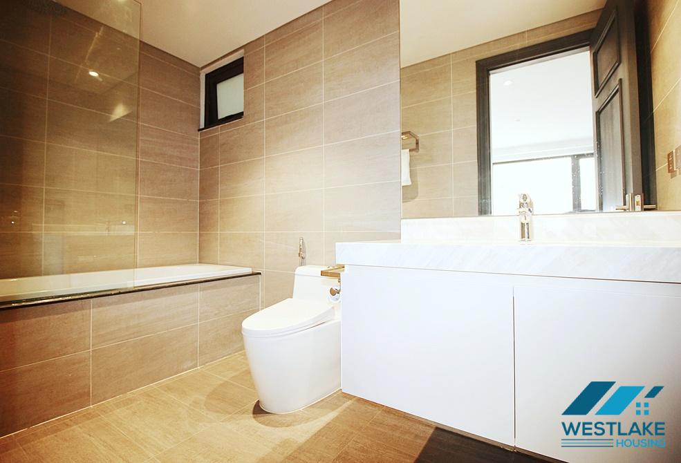 A morden and high floor 3 bedrooms apartment for rent in To Ngoc Van st, Tay Ho