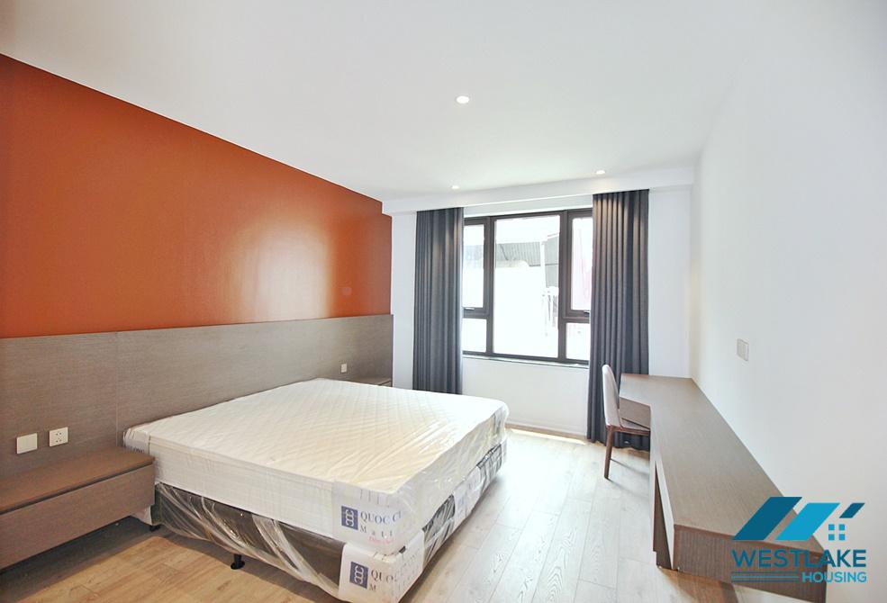 A morden and high floor 3 bedrooms apartment for rent in To Ngoc Van st, Tay Ho