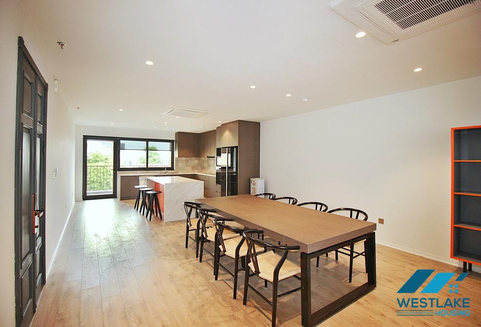 A morden and high floor 3 bedrooms apartment for rent in To Ngoc Van st, Tay Ho