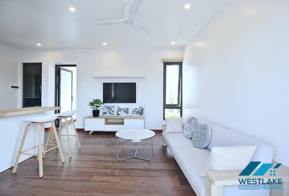  Bright 1 bedroom apartment for rent on Xuan Dieu street, Tay Ho, Ha Noi