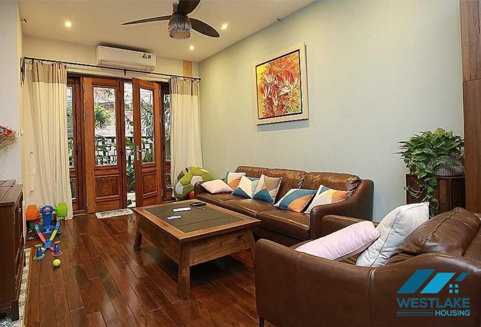 A cozy and lovely 3 bedroom house for rent in Dang Thai Mai, Tay Ho