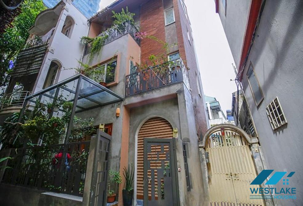 A cozy and lovely 3 bedroom house for rent in Dang Thai Mai, Tay Ho