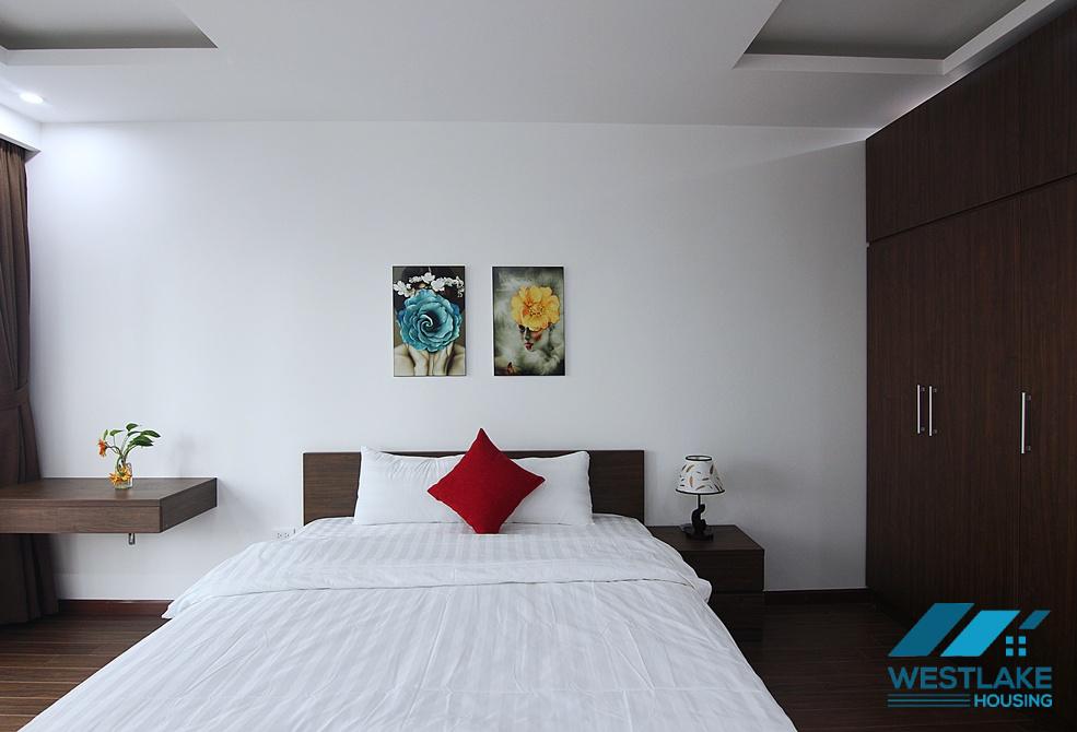 Spacious 1 bedroom apartment with big balcony for rent in Xuan Dieu, Tay Ho, Ha Noi
