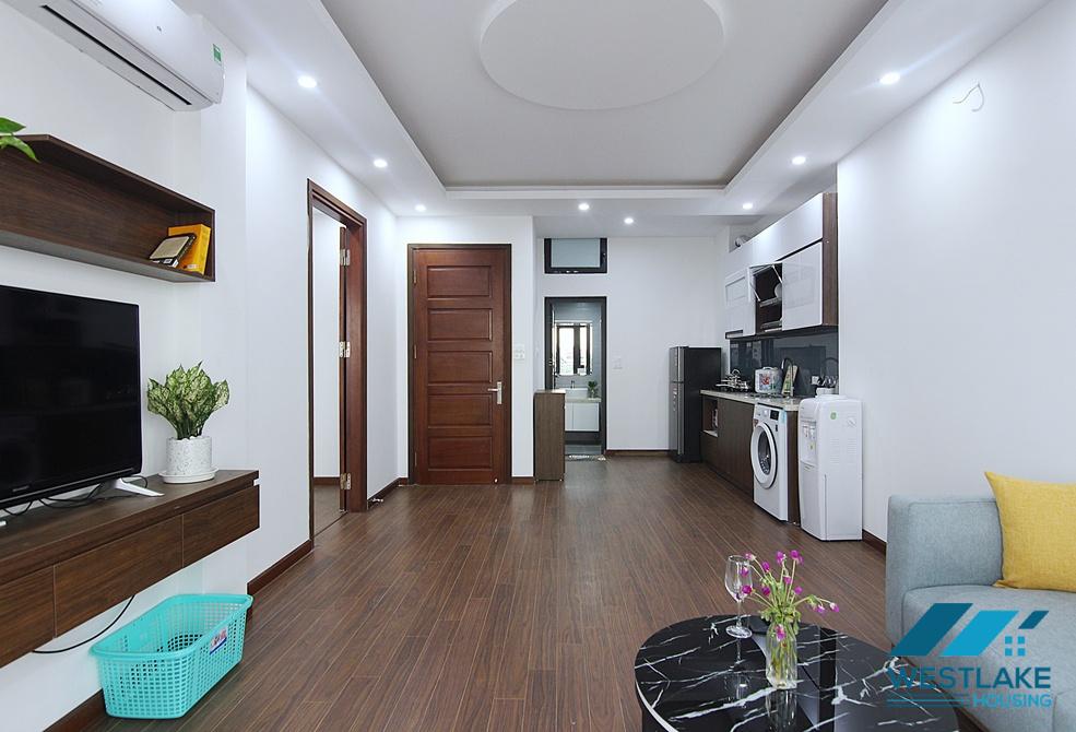 Spacious 1 bedroom apartment with big balcony for rent in Xuan Dieu, Tay Ho, Ha Noi