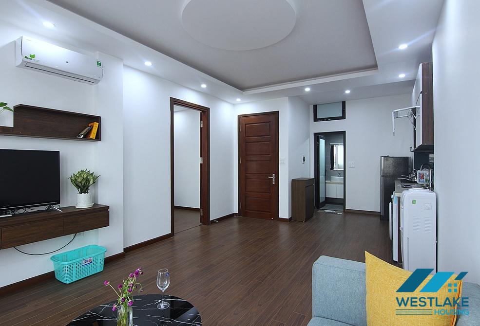 Spacious 1 bedroom apartment with big balcony for rent in Xuan Dieu, Tay Ho, Ha Noi