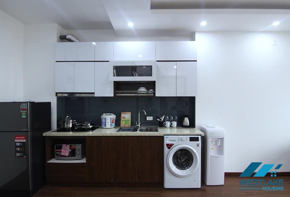 Spacious 1 bedroom apartment with big balcony for rent in Xuan Dieu, Tay Ho, Ha Noi