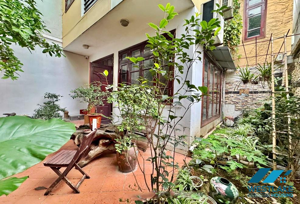 Garden four bedrooms house for rent in Tay Ho, Ha Noi