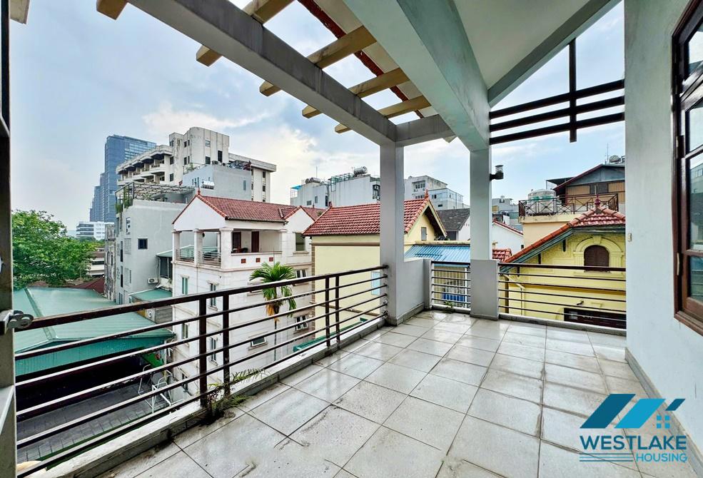 Garden four bedrooms house for rent in Tay Ho, Ha Noi