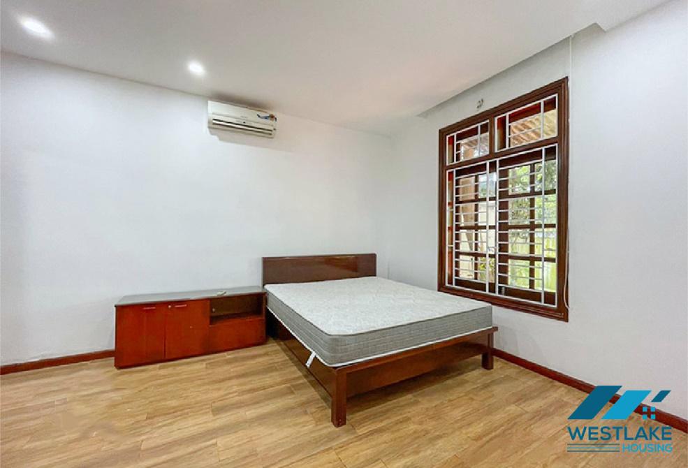 A furnished house with big yard for rent in Tay Ho, Ha Noi