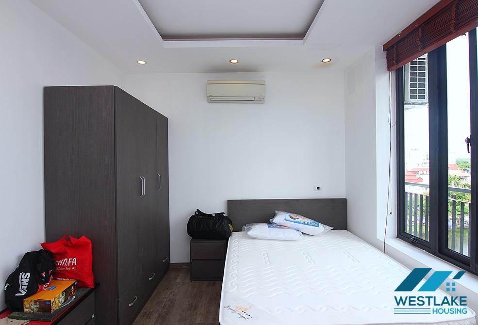 Lake view one bedroom apartment with huge balcony and lake view for rent in Tay Ho, Ha Noi