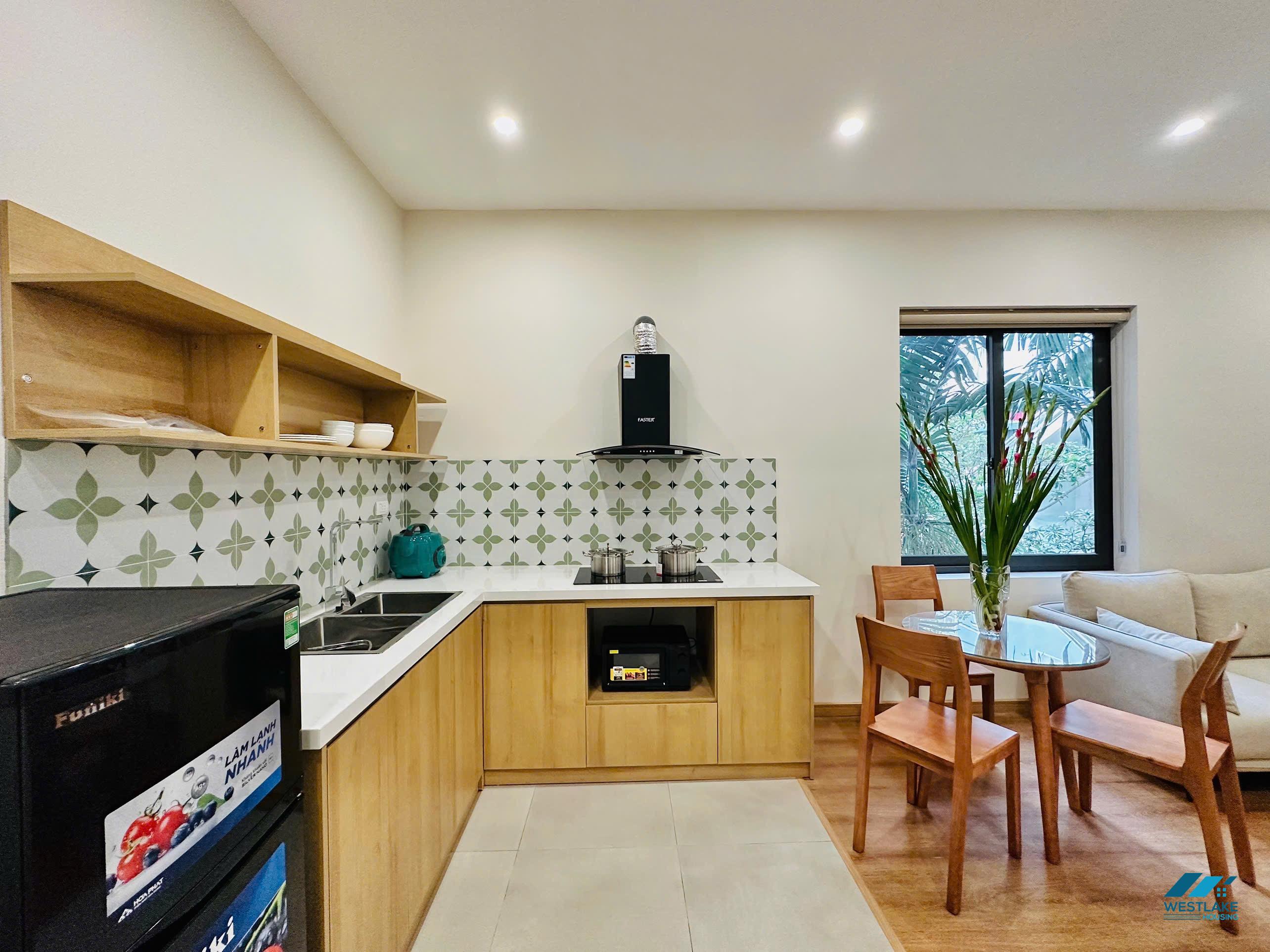 A cosy one bedroom apartment for rent in To Ngoc Van area, Tay Ho, Ha Noi