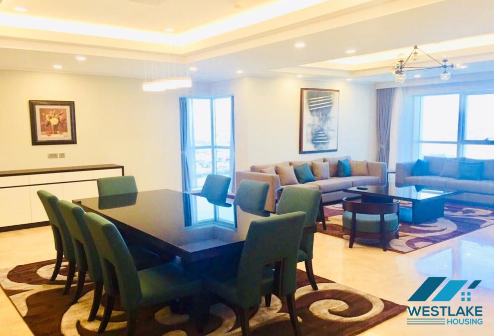 Spacious and furnished apartment for rent in Ciputra, Tay Ho, Ha Noi
