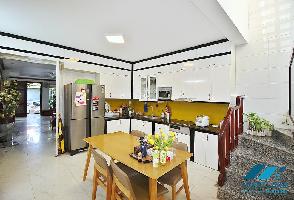 A beautiful 4 bedroom house for rent in Dang Thai Mai, Tay Ho