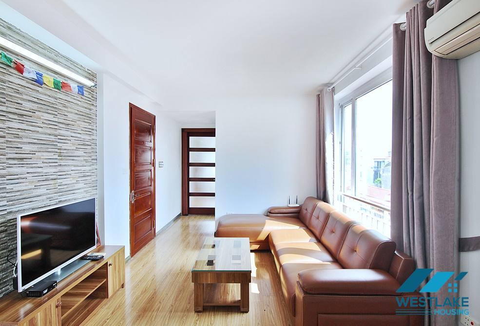 A top floor 1 bedroom apartment for rent in Dang Thai Mai, Tay Ho