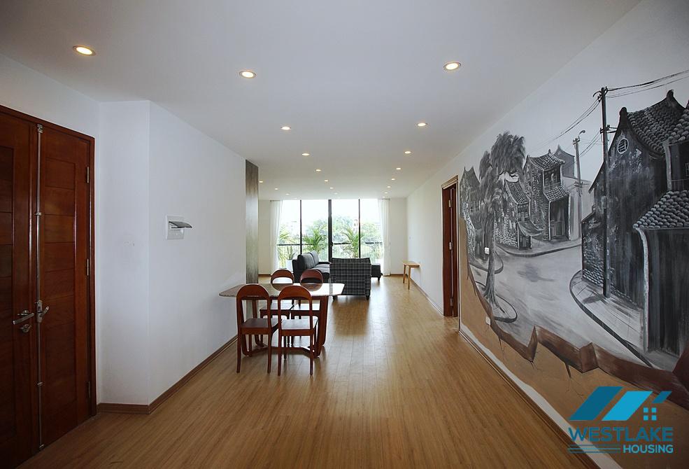 Spacious 03 bedrooms apartment with lake-view for rent in Tay Ho, Ha Noi