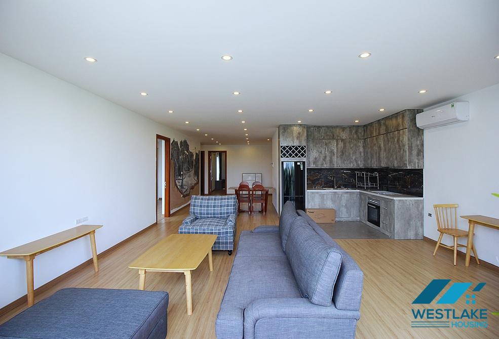 Spacious 03 bedrooms apartment with lake-view for rent in Tay Ho, Ha Noi