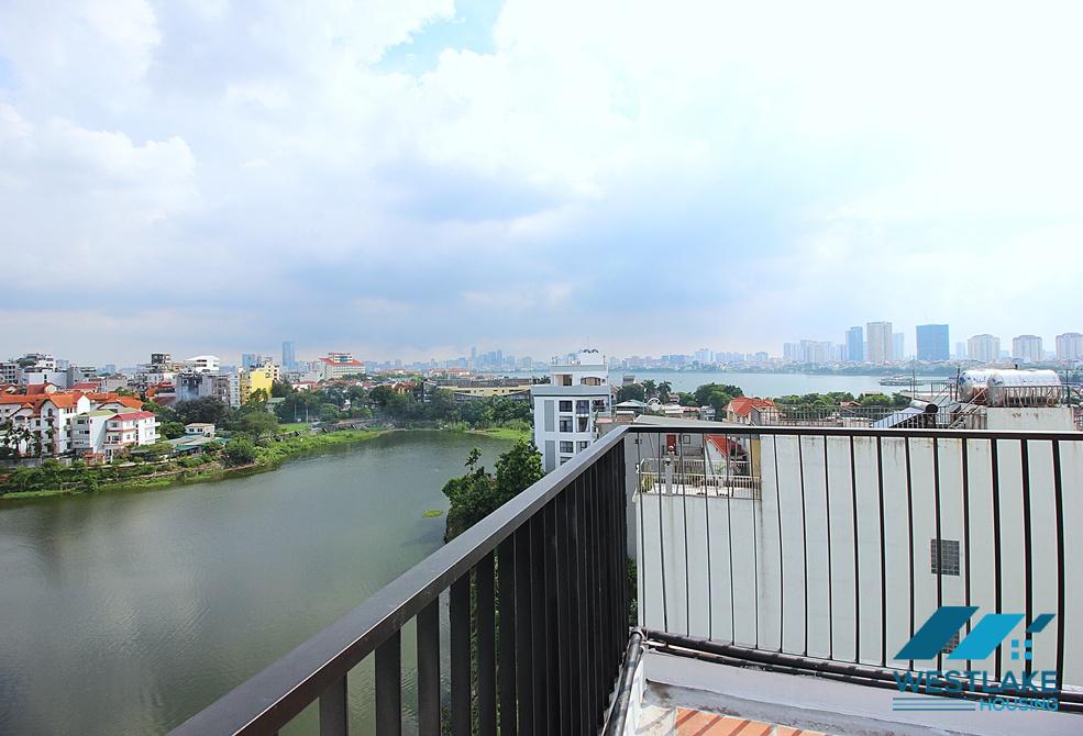 Spacious 03 bedrooms apartment with lake-view for rent in Tay Ho, Ha Noi