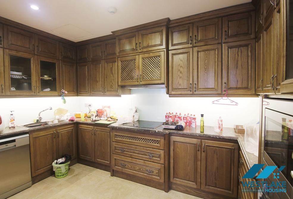 A splendid four bedrooms apartment for rent in Ciputra Compound, Tay Ho, Ha Noi