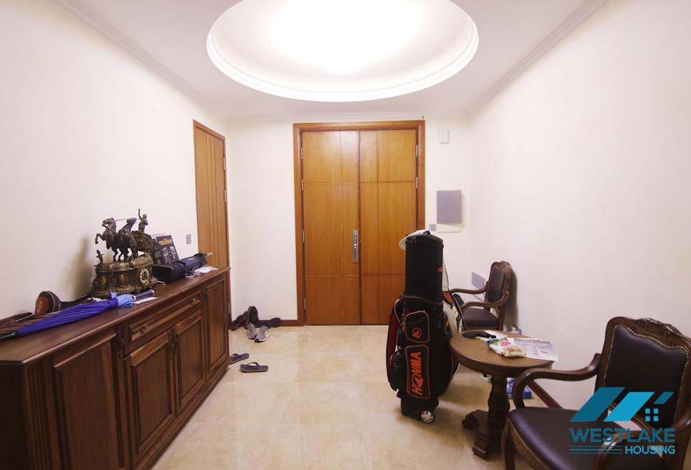 A splendid four bedrooms apartment for rent in Ciputra Compound, Tay Ho, Ha Noi