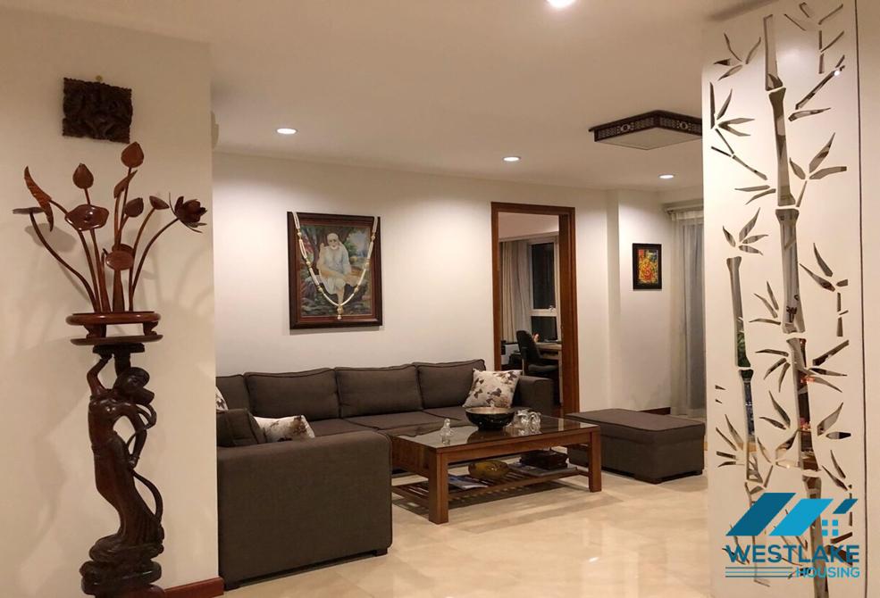 Apartment has 03 bedrooms for rent in Ciputra, Tay Ho