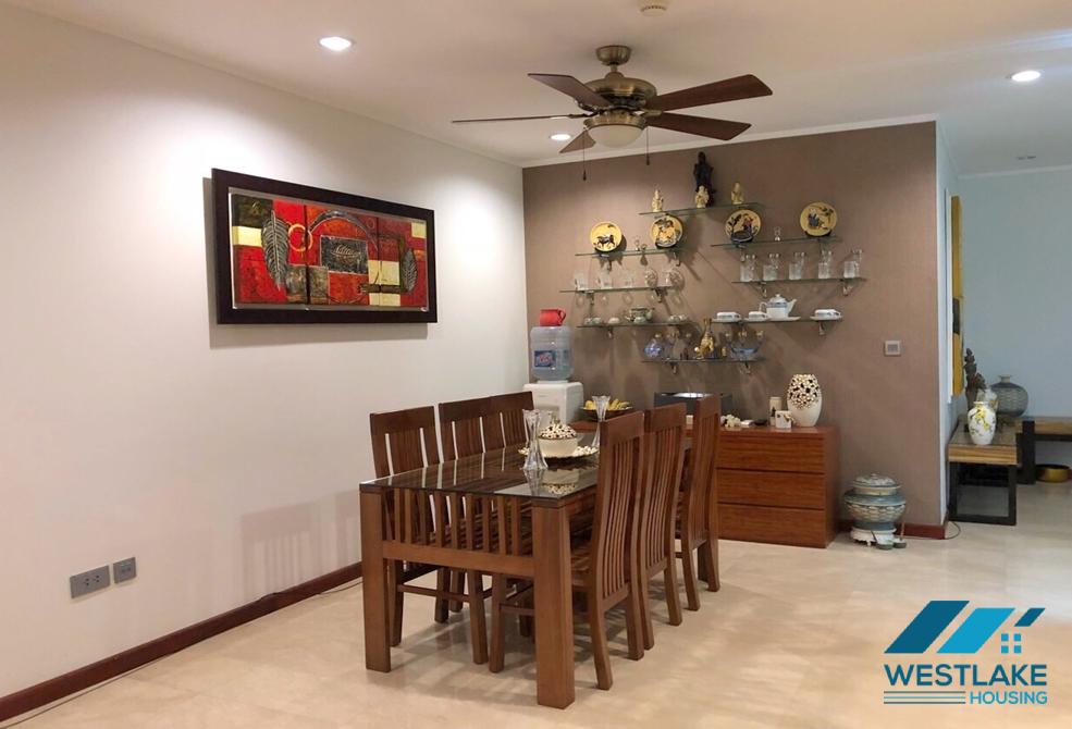Apartment has 03 bedrooms for rent in Ciputra, Tay Ho