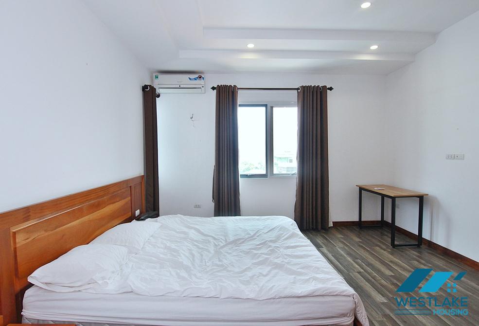 Bright 03 bedrooms apartment for rent on Au Co street, Tay Ho, Ha Noi