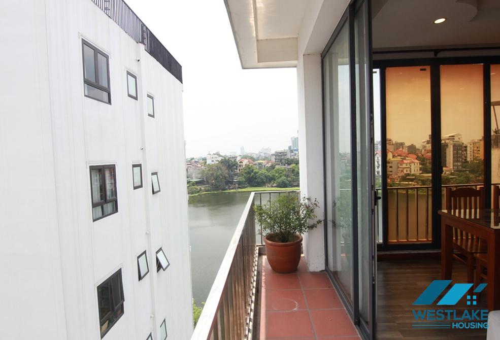 Bright 03 bedrooms apartment for rent on Au Co street, Tay Ho, Ha Noi