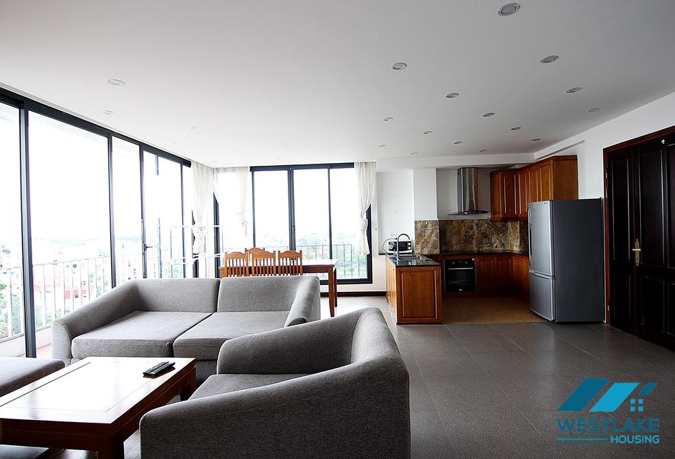 Bright and affordable price 03 bedrooms apartment for rent in Tay Ho, Ha Noi