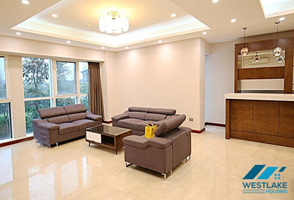 A beautiful, bright 4 bedroom apartment for rent in Ciputra, Tay Ho, Ha Noi